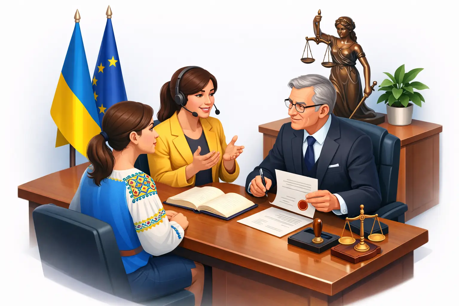 Read more about the article Interpret autorizat ucraineana la notar